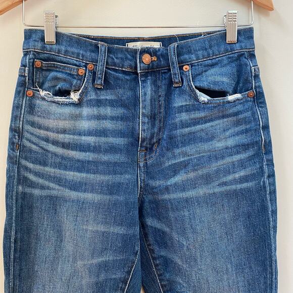 Madewell High Rise Slim Boyjean Size 25 Straight Leg Normcore Minimalist - Picture 7 of 7